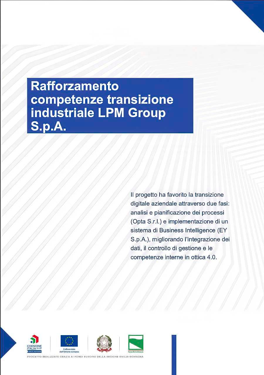 Rafforzamento competenze transizione industriale LPM Group S.p.A.